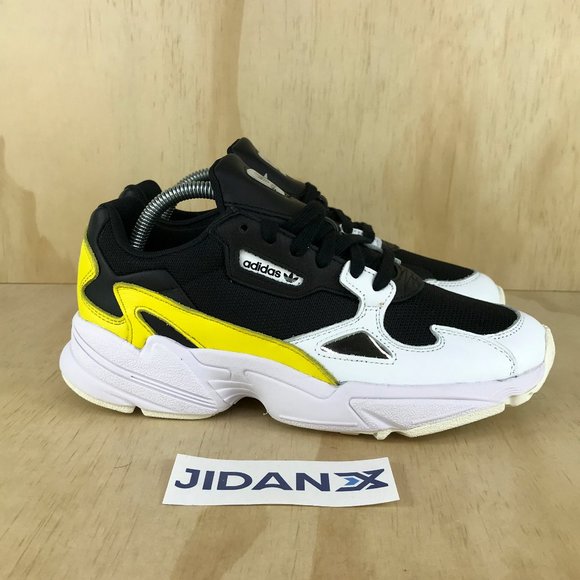 adidas falcon trainers black